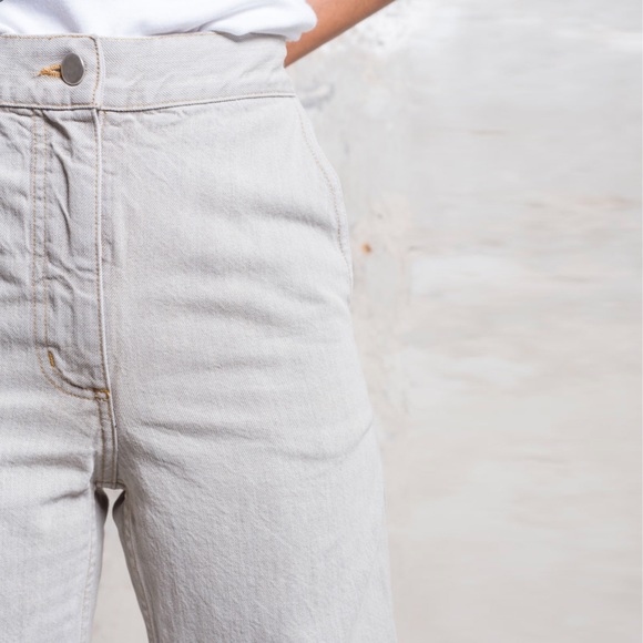 NWT Rachel Comey - Clean Bishop khaki wide leg pants jeans size 2/4, 26/27 - Picture 3 of 9